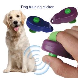 Pet Training Clicker com Elastic Band, Deterrent, Ferramenta De Treinamento De Comportamento, Click Trainer, Controle Para Cães E Gatos - Image 1