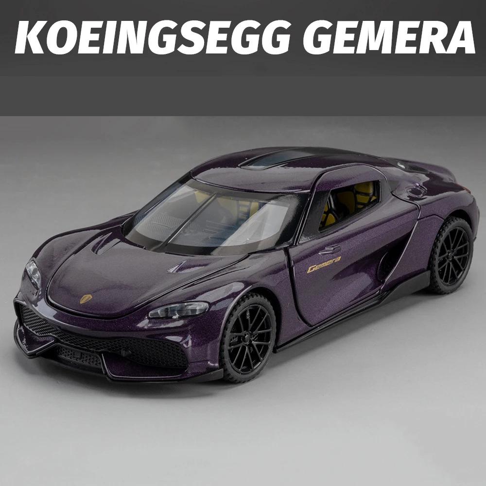 1:32 gemera gt gemini liga de corrida brinquedo em miniatura diecast metal escala modelo carro som & luz coleção crianças brinquedo carro veículos presente - Image 1