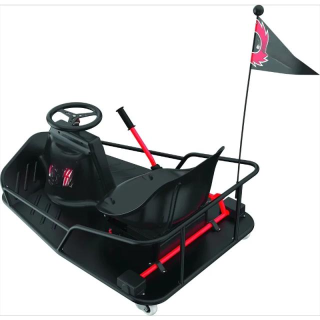 Go Kart Elétrico XL 36V 350W com Display LED para Adultos e Crianças