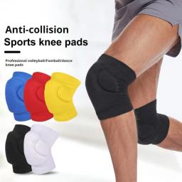 Guarda de joelho elástica respirável para homens e mulheres, cinta esportiva anticolisão, guarda de compressão, alta elasticidade, corrida - Image 4