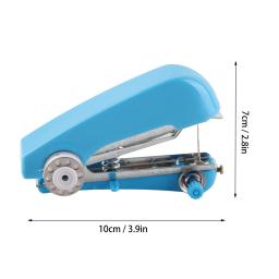 Máquina de costura portátil, esgoto manual, leve, portátil, alimentação automática, estrutura compacta para uso doméstico, ao ar livre, viagem - Image 2