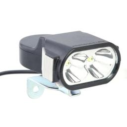 36v 48v 60v chifre luz scooter elétrico e-bike farol led elementos de ciclismo bicicleta externa luz - Image 5