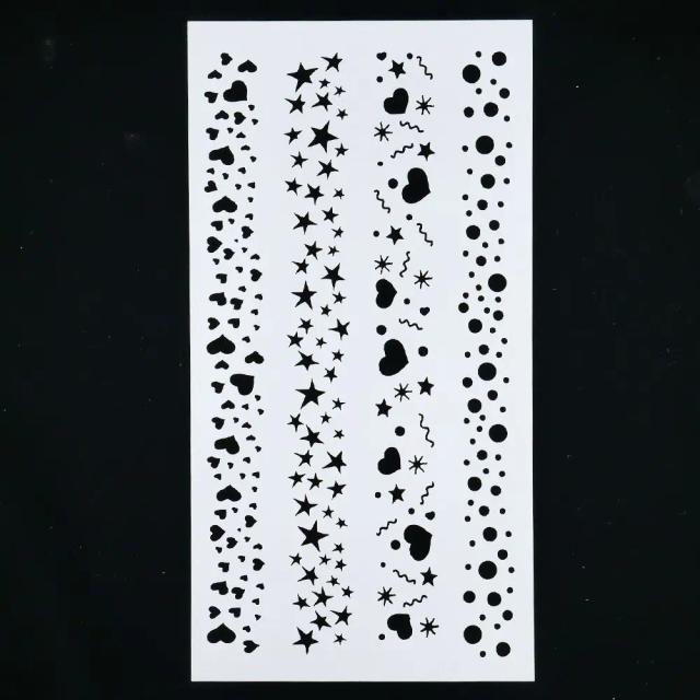 Conjunto de Stencils em Alfabeto Numérico para Artesanato DIY - 42 Peças Perfeitas para Pintura, Scrapbooking e Criações em Papel