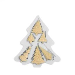 Moldes De Silicone De Forma De Árvore De Xmas, Ferramentas De Cozimento Reutilizáveis, Decoração De Bolo DIY, Artesanato De Doces, Chocolate, Molde De Biscoitos, Acessórios Suprimentos - Image 1