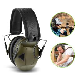 Nr21db eletrônico muff tiro earmuff caça tático fone de ouvido protetor auditivo proteção alta qualidade - Image 1