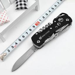 Faca dobrável multifuncional, Ferramenta de engrenagem, 11 em 1, engrenagem, sobrevivência, caça, ao ar livre, autodefesa, camping, EDC - Image 3