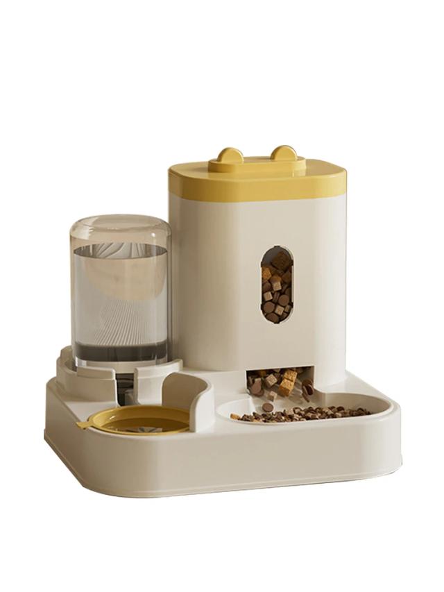 Dispensador Automático de Alimento e Água para Gatos - Acessórios Inovadores para Alimentação e Hidratação
