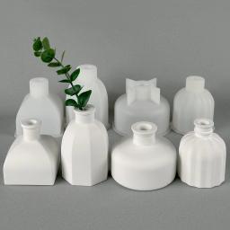 Silicone Vaso Artesanato Ornamentos, Aromaterapia DIY, Gesso Concreto, Cimento Molde De Garrafa De Perfume, Molde De Resina Epóxi, Decoração De Casa - Image 2