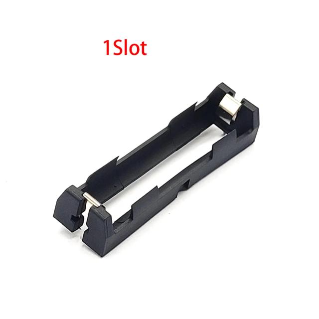 Suporte 18650 com 1/2/4 Slots e Conexão em Série para Armazenamento de Baterias