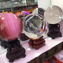 Bola De Cristal Base De Display Stand, Ágata Pedras, Adereços De Fotografia, Desktop Bola De Cristal, Decoração De Casa, Esfera De Vidro Titular - Image 3