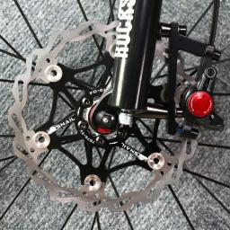Rotor de freio a disco de vela mtb, rotor flutuante de bicicleta, dissipação de calor, rotor de aço inoxidável 140/160mm, 180/203mm, acessórios de ciclismo - Image 6