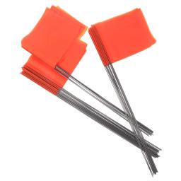 Paisagem Bandeira Signal Banner Pole, PVC Steel Wire, Marcação Bandeiras Marcadores, Gramado, 50 Pcs - Image 1