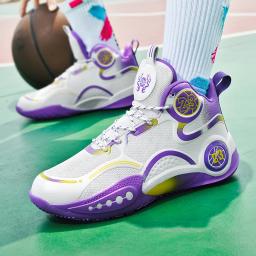 Calçado desportivo antiderrapante confortável para homem e mulher, basquetebol, resistente ao desgaste, treino de ginásio, nova moda, 45 - Image 3
