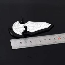 Warcraft Frostmourne Modelo de Arma, Painéis de Parede, Espada Toda Metálica, Periféricos de Jogo, Ornamento Artesanal, Presentes para Meninos, Coleção 22cm - Image 4