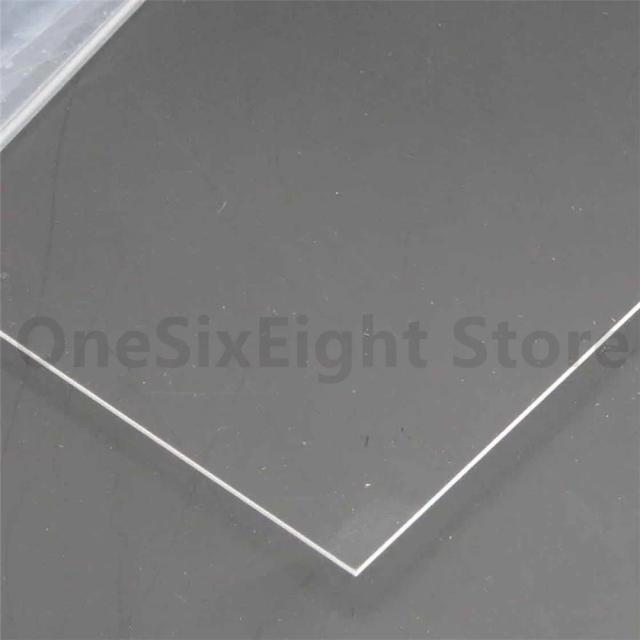 Folhas Acrílicas Transparentes PMMA 80x80, 100x200 e 200x300 mm para Painéis