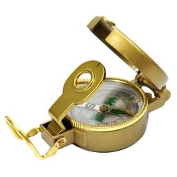 Bússola de acampamento ao ar livre portátil, Folding Len, Gold Hiking Survival Trip, Precise Navigation Expedition Tool - Image 2