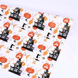 Papel De Embrulho De Halloween, Loja De Abóbora Dos Desenhos Animados, Caixa De Presente De Férias, 1Pc - Image 3