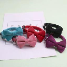 Ajustável Bow Bell Coleiras para Animais de Estimação, Multicolor Pet Coleiras, Suprimentos Bonitos, Acessórios Dressing Tool, Novo - Image 2