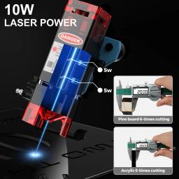 Twotrees TTS-10 pro TTS-55 pro gravador a laser 40w/80w máquina de corte e gravação a laser para aço inoxidável acrílico - Image 6