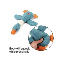 Goose Squeaky Stuffed Plush Animals, Brinquedos de Treinamento para Chewers Agressivos, Cão e Gato, Raça Pequena, Decoração da Casa, 1 PC - Image 3