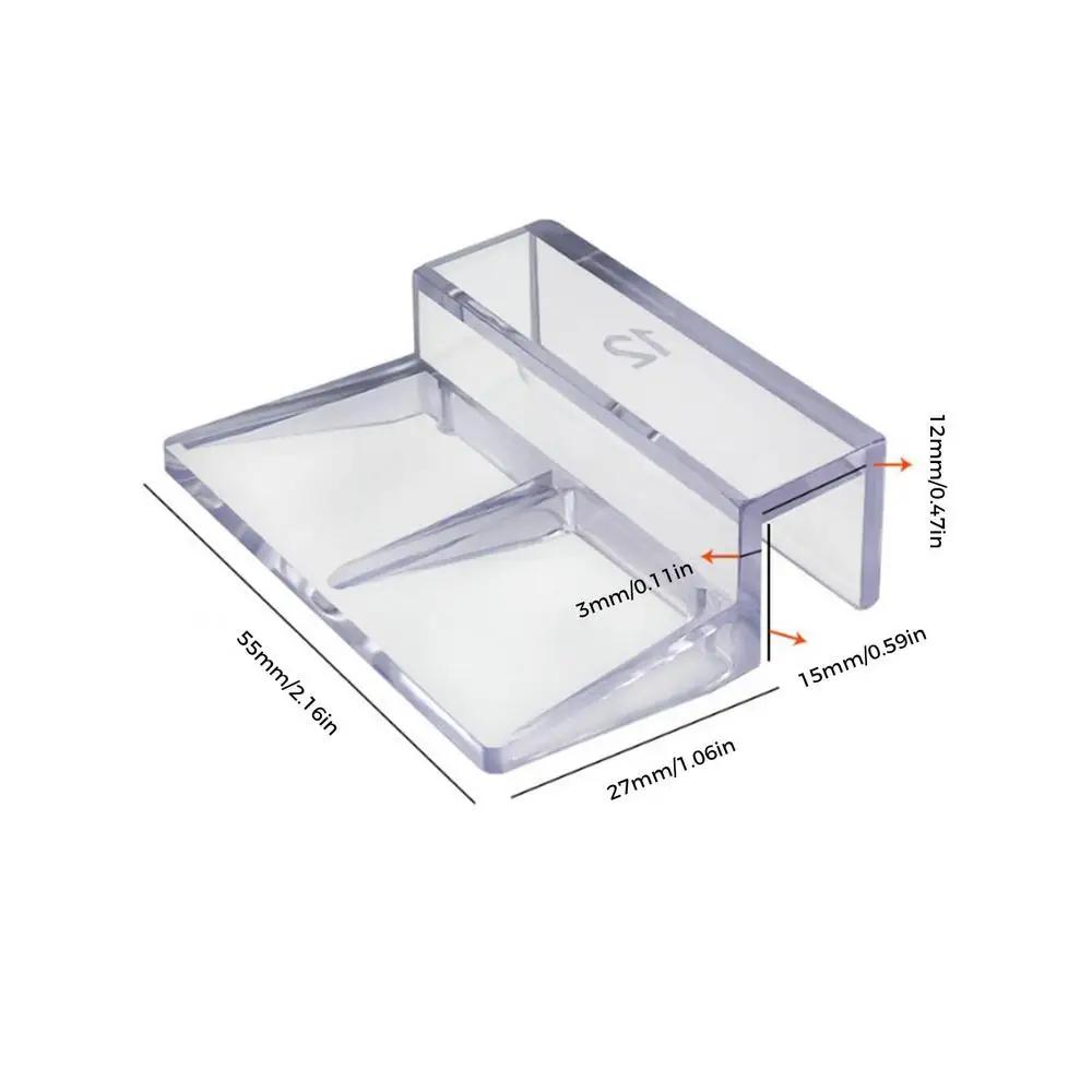 Acrílico Quadro De Suporte Para Aquário, Suporte De Aquário, Clipe De Tampa De Vidro, Suporte, Glas, 4Pcs - Image 1