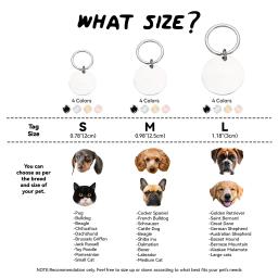 Doberman personalizado Dog Tags Collar, Anti-Lost ID, placa de identificação personalizada, Pet Coleiras, Gravado Livre, Puppy Suprimentos - Image 3