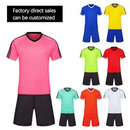 Conjunto de uniforme time de futebol para crianças e adultos, roupas customized, camisa e shorts, ackde treinamento, tr - Image 1
