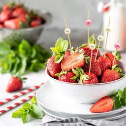 Palhetas De Cocktail De Bambu, Palito De Madeira, Espeto De Comida, Fruta, Lanche Garfo, Festa, Casamento, Festival, Suprimentos De Cozinha, Pérola, 100Pcs - Image 2