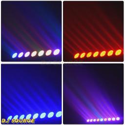 Luzes LED Barra de Alto Brilho, Corridas de Cavalos, Tingimento Efeito Feixe, Controle Remoto, DMX, DJ, Disco Party, 9x12W, RGB, 3in 1 - Image 6
