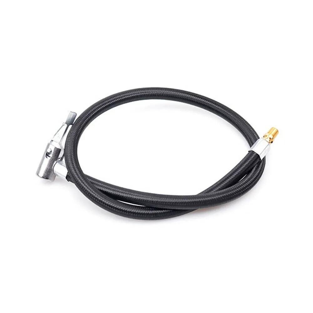 1pc conexão do tubo de extensão da bomba bicicleta motocicleta carro pneu inflator mangueira adaptador de tubo da bomba de ar para pneus av da válvula schrader - Image 1