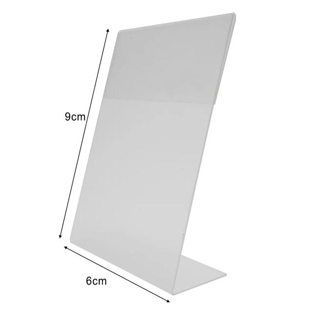 Suporte de Acrílico Transparente para Mesa - Exiba Fotos e Arte com Estilo no Escritório