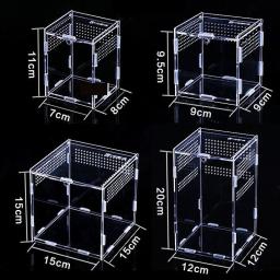 Terrário Acrílico para Répteis, Caixa de Criação DIY, Terrário para Anfíbio Cricket Tartaruga Aranha Caracol, Abrigo De Vidro De Inseto - Image 5