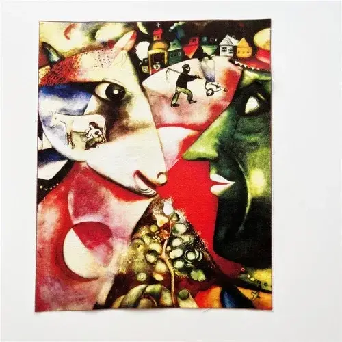 Pintura a Óleo em Lona de Algodão 20x25cm: Arte Artesanal Mundialmente Famosa para DIY com Impressão Digital