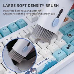 Kits de Limpeza 7-em 1 para Teclado e Fones de Ouvido, Limpador de Caneta, Laptop, Limpeza de Tela, Fones de Ouvido Bluetooth - Image 2
