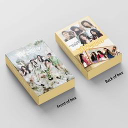 55 pçs/set KPOP ILLIT Lomo Cartões Fotográficos Álbum Meninas Fãs do Grupo Coleção Presente Cartões Postais Cartão de Foto fã presentes - Image 4