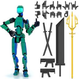 Lucky13 Action Figure, T13Action Figure, Impresso em 3D, Multi-Articulado, Móvel, Nova 13, Decoração Desktop - Image 1