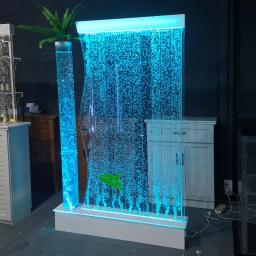 Divisória de tela acrílica LED personalizada, bolha de água, decoração - Image 6