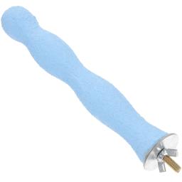 14 cm pombo redes pássaro poleiro recipiente papagaio moagem arenosa vara de madeira bambu periquito brinquedos gaiola acessórios viagem - Image 3