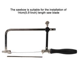 Ajustável Sawbow-Shaped Hacksaw Lâminas para Artesanato Jóias, DIY Ferramentas Manuais, Spiral Saw Blades, ajustável Saw, Sawbow - Image 6