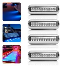 Waterproof Marine Boat LED Light, Aço Inoxidável, Pontão Subaquático, Lâmpada Transom, Yacht Cabin, Deck, Luzes Traseiras Acessórios, 42 LED - Image 2