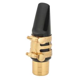 Metal e latão Alto Sax Boquilha Kit, Tenor com tampa, ligadura para instrumento de sopro para profissionais - Image 5