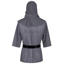 Fato de Cosplay com Braçadeiras e Cinto Masculino, roupas para Adulto, Renascentista, Medieval, Nobre Cavaleiro, Trajes Cruzados - Image 5