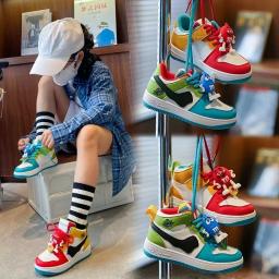 Sapatos confortáveis de bordo para crianças, tênis casuais para meninos e meninas, sapatos únicos para crianças, novo, outono - Image 4