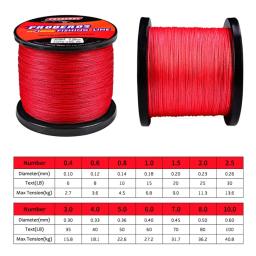 Linha de pesca trançada de 300m, 4 fios, 4 tece, trança, linha pe, multifilamento, 6lb-100lb, linha de pesca, 5 cores - Image 2