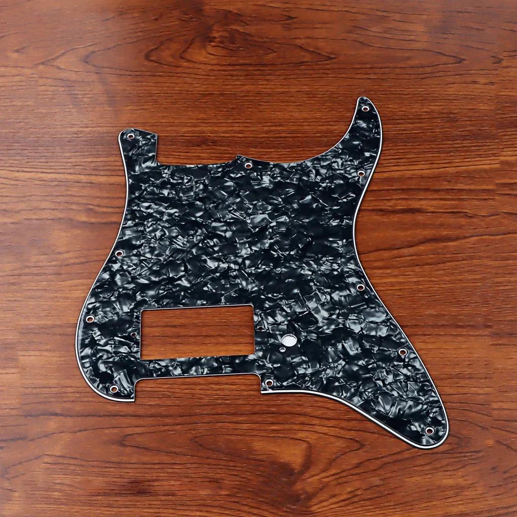 Plástico Black Pearl Pickguard em branco com ponte, Humbucker Router, guitarra acessórios, 11 furos - Image 1
