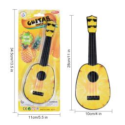 Ukulele de frutas engraçadas para crianças, instrumento musical, brinquedos montessorianos para crianças, escola, jogo, brinquedo educativo, presente - Image 4