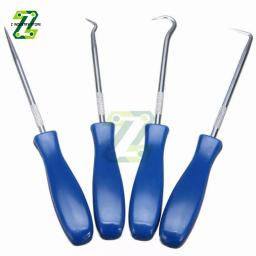 4 pçs longo picareta gancho conjunto gaxeta extrator picareta ferramentas para remover o selo do anel de vedação de óleo do carro - Image 1