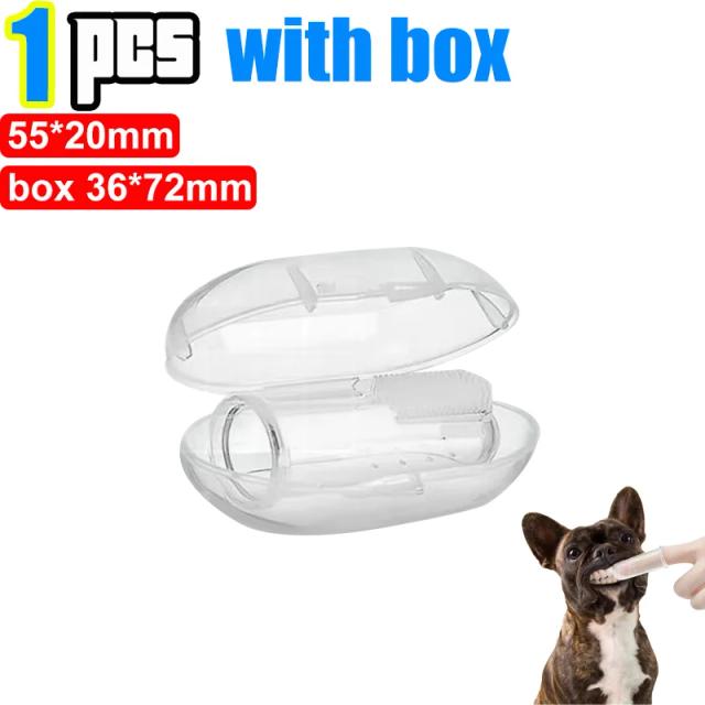 Escovas de Silicone para Pet: Limpeza Eficiente para Dentes de Cães e Gatos, Combate ao Mau Hálito e Tártaro