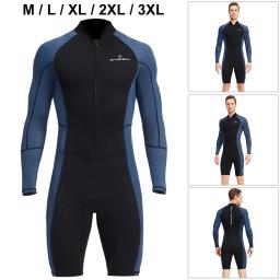 Terno de mergulho baixinho neoprene para homens, Wetsuit 1.5mm, Roupa de banho para esportes aquáticos, Caiaque - Image 3