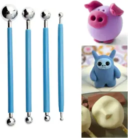 Conjunto De Ferramentas De Escultura De Argila, canetas De Ponta De Silicone, ferramentas De Escultura De Cerâmica, ponto De Cerâmica, caneta De Bola - Image 3
